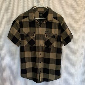 Harley-Davidson buttoned up short sleeved flannel